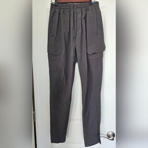 Represent Cargo Pants Gray Tactical Streetwear Drawstring Size M